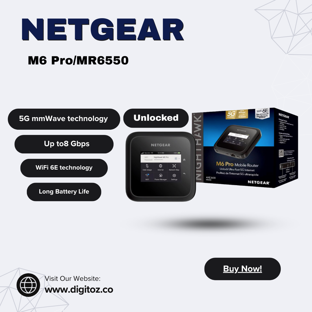 Netgear M6 Pro unlocked/Mr6550 – Digitoz.co